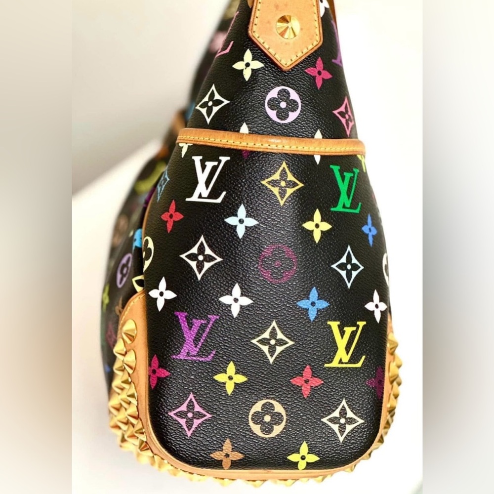 Louis Vuitton Chrissie MM Noir Black Multicolor Limited Edition Shoulder Bag - Picture 2 of 16